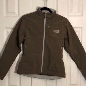 Brown Northface Shell Winter Jacket